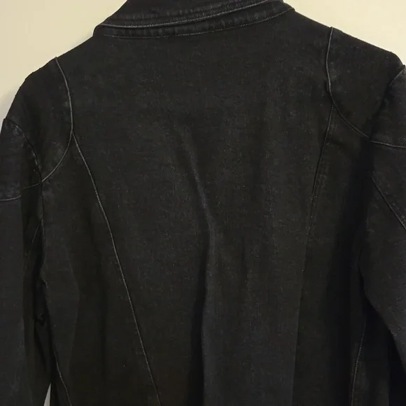 Denim moto jacket - Picture 3 of 7